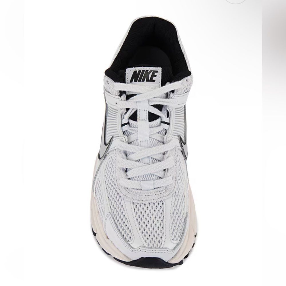 Nike Zoom Vomero 5 Sneakers in Pure Platinum, Chrome, & Light Orewood Revolve 6 - Picture 4 of 12